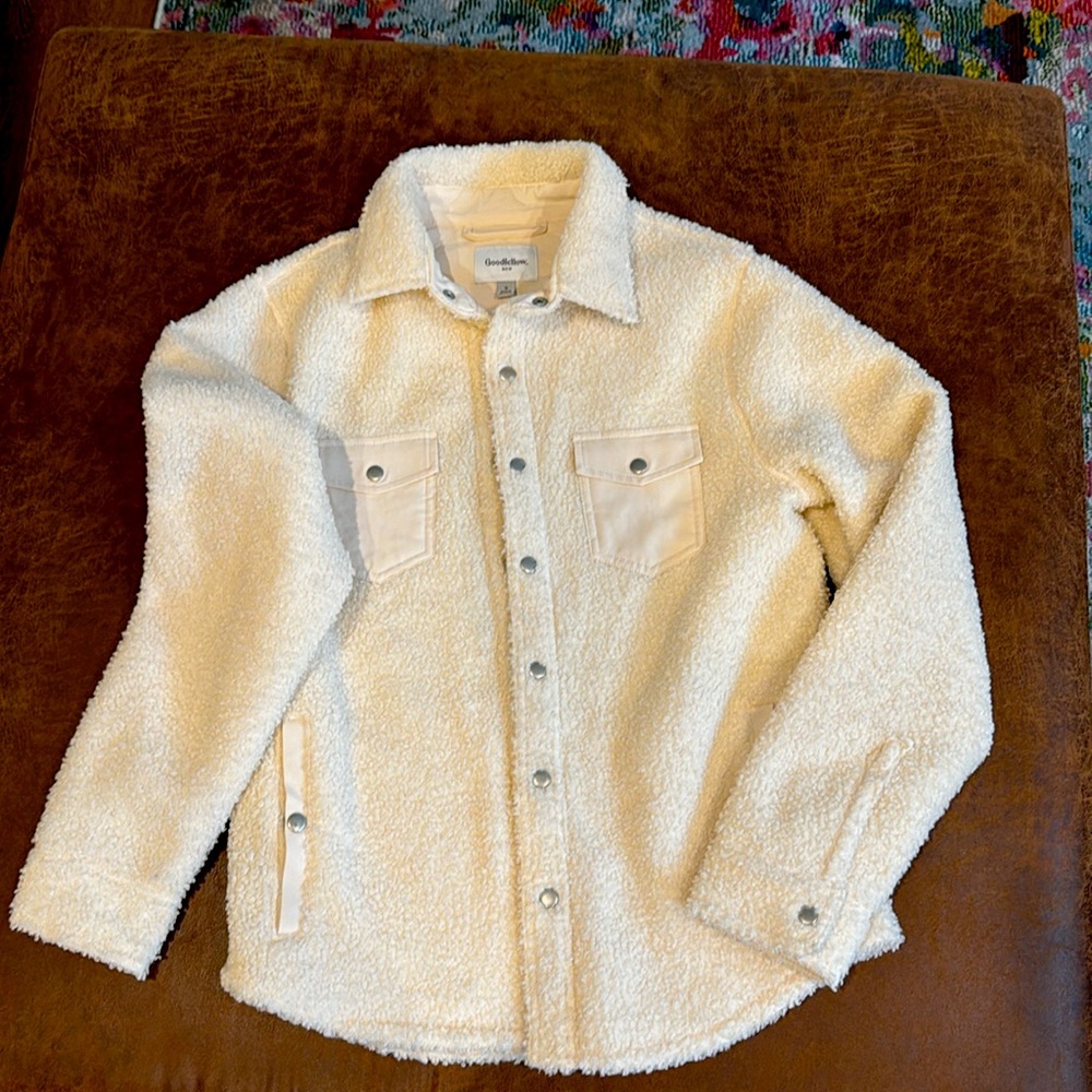 Cream Goodfellow sherpa small